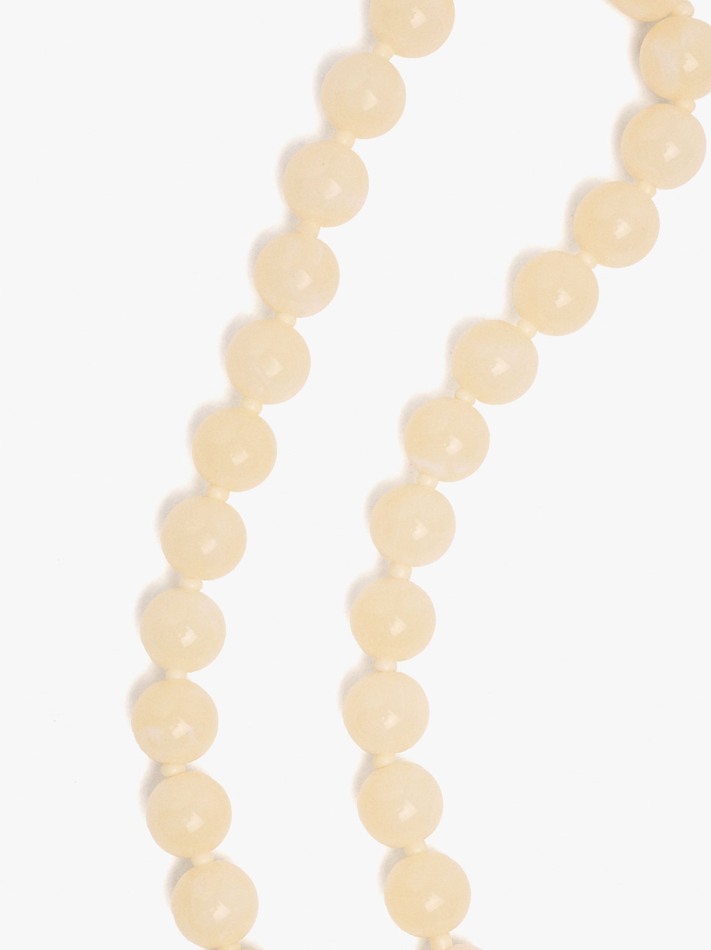 Beaded Necklace With Heart Pendant