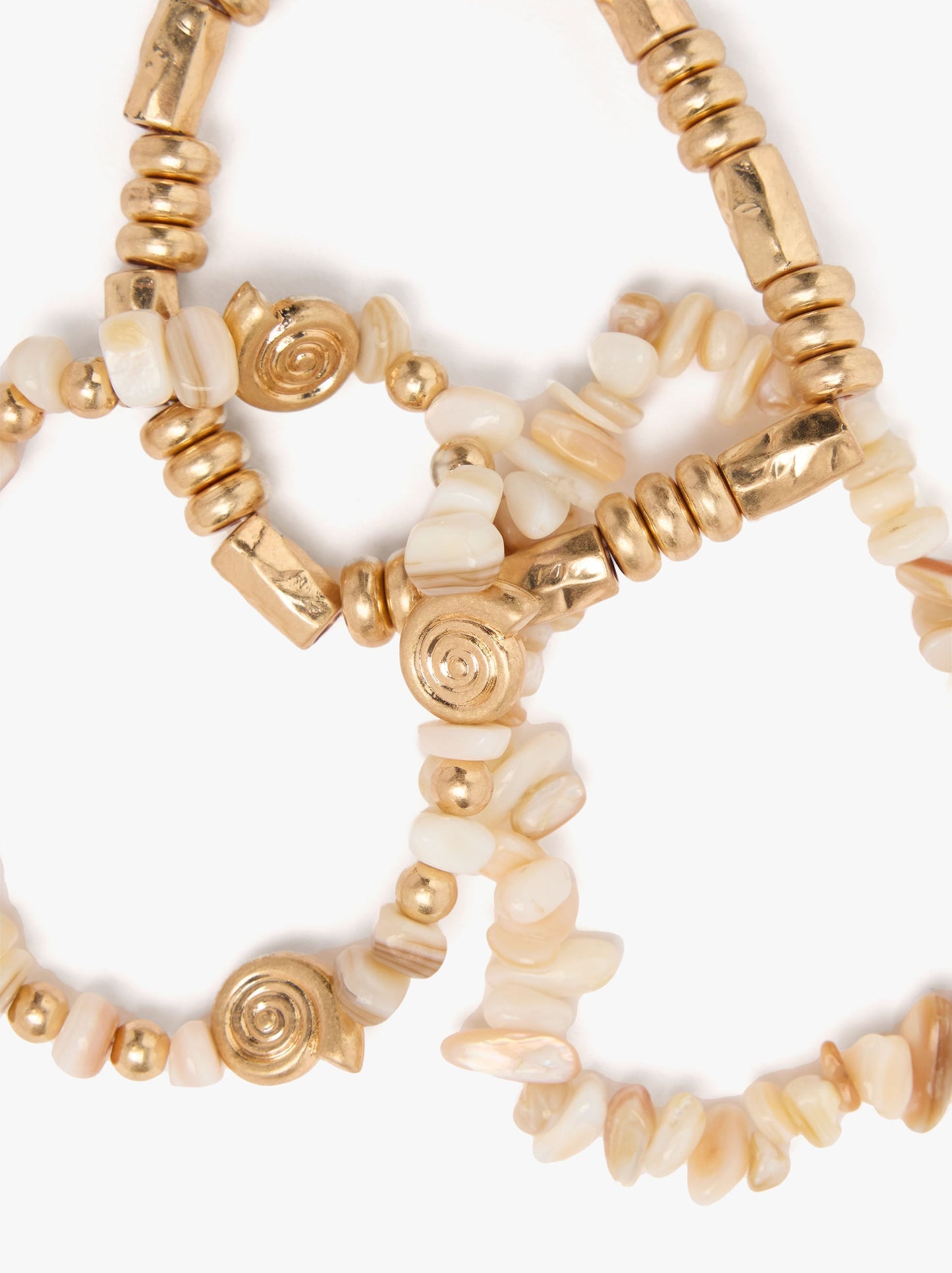 Set Of Bracelets With Shells