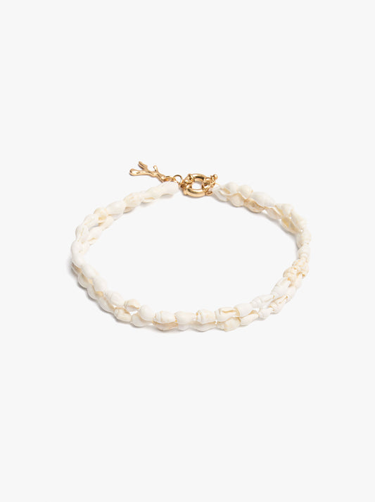 Double Ankle Bracelet With Shells