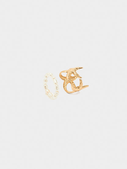 Golden Basics Set Of Rings