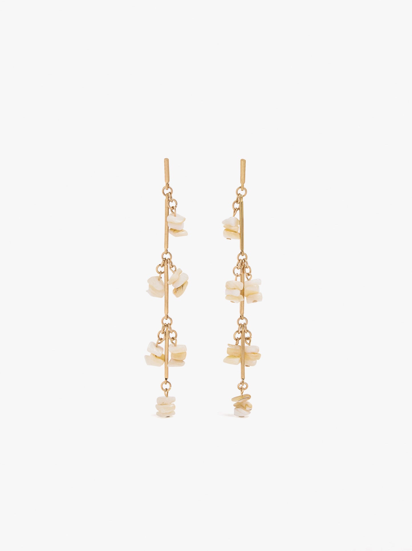 Long Earrings Bars With Shells