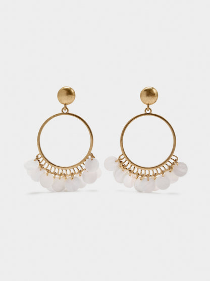 Hoop Earrings With Shells