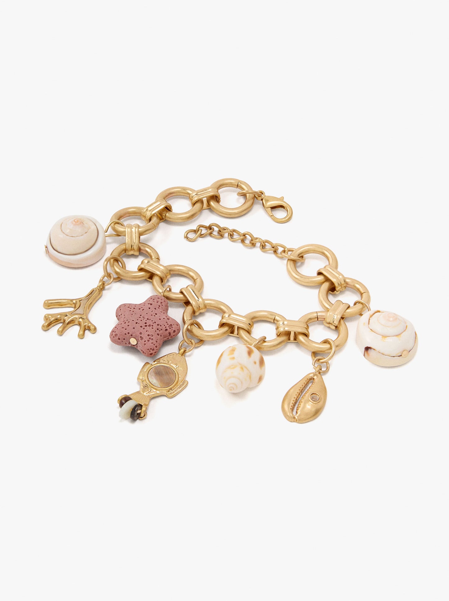 Bracelet With Sea-Inspired Links