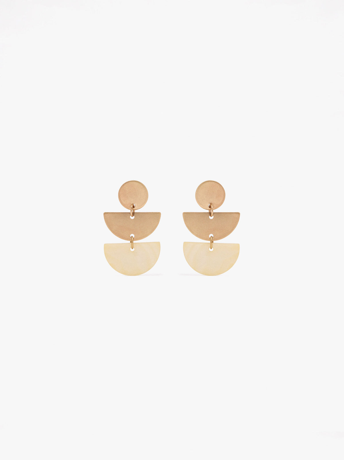 Geometric Earrings With Shells