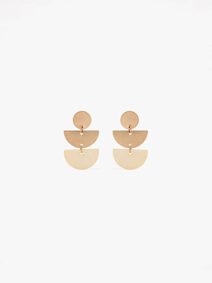 Geometric Earrings With Shells