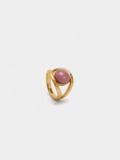 Ring With Resin Hemisphere