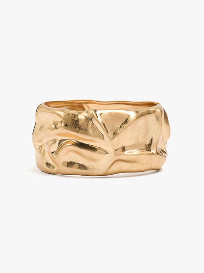 Irregular Bracelet With Reliefs