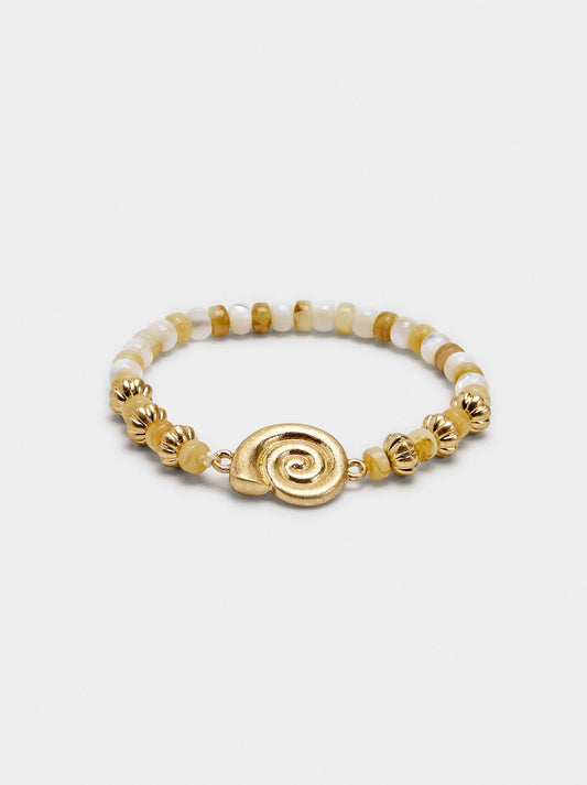 Elastic Bracelet With Shells
