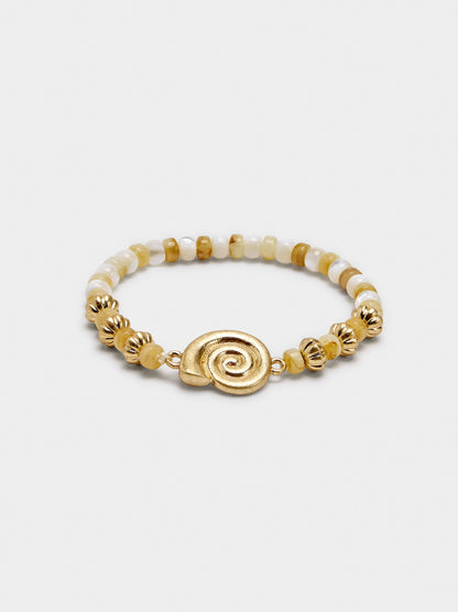 Elastic Bracelet With Shells