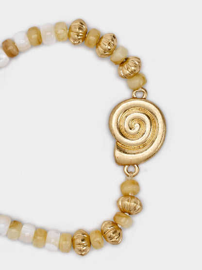 Elastic Bracelet With Shells