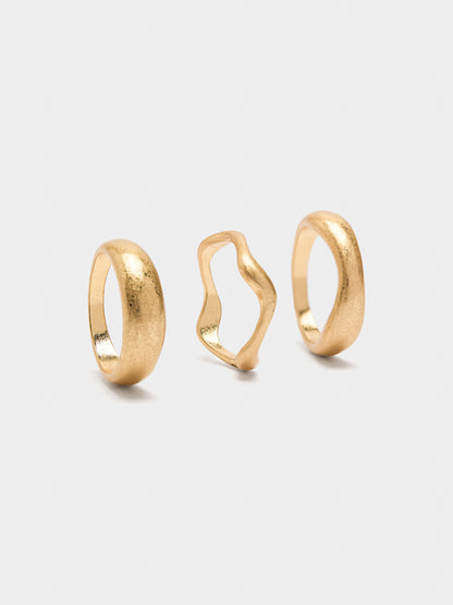 Set Of Wavy Rings