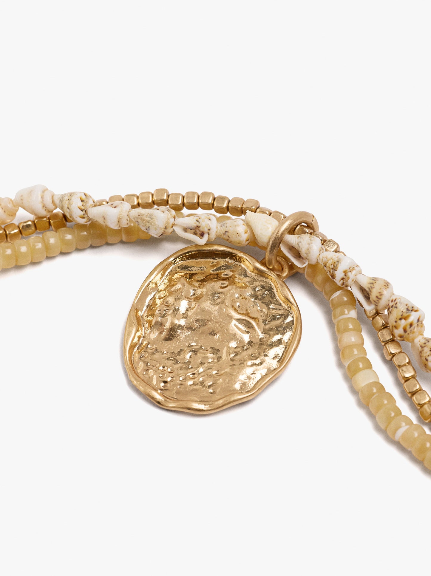 Multi-Collar With Shells And Beads
