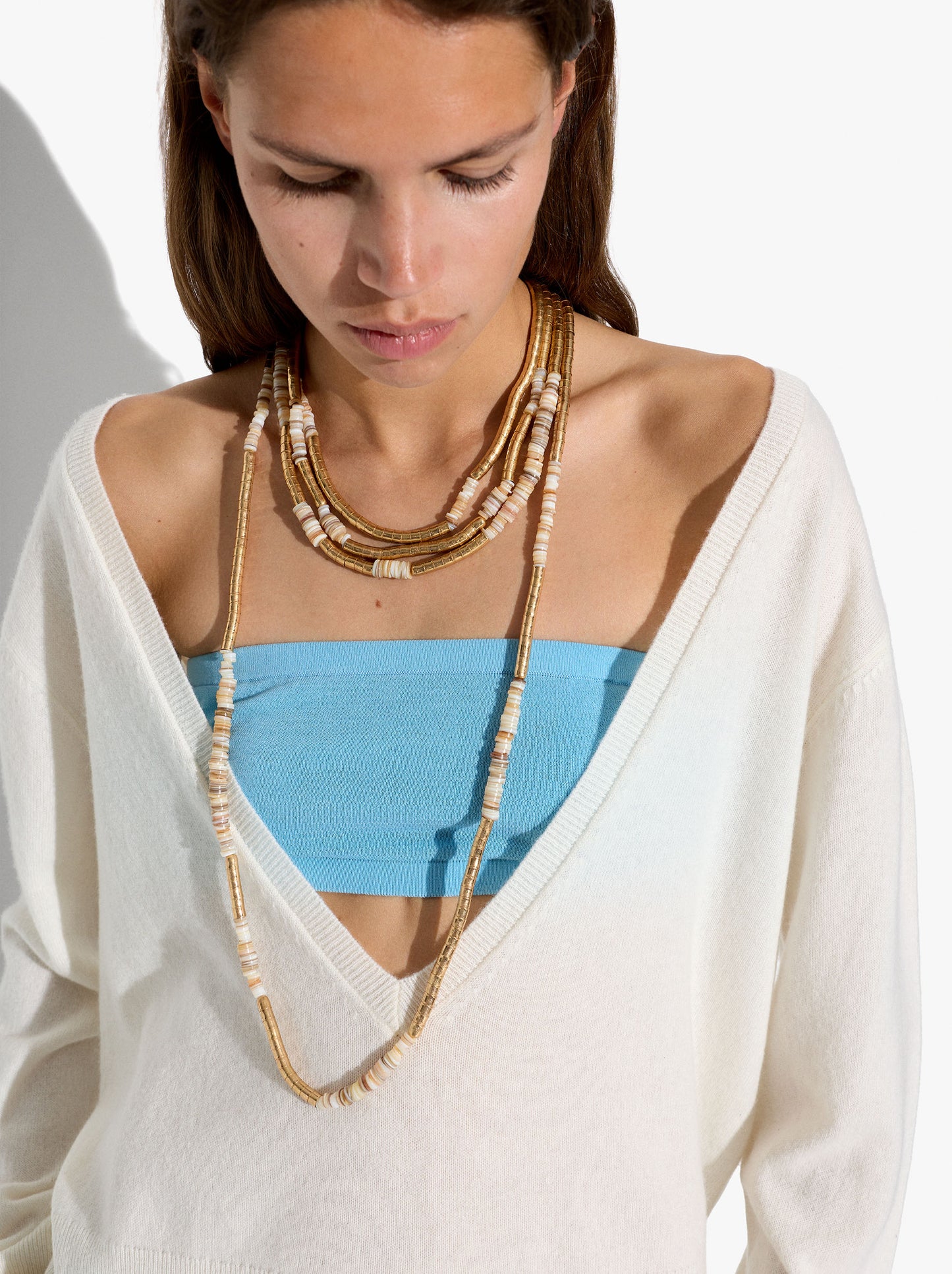 Long Necklace With Shells