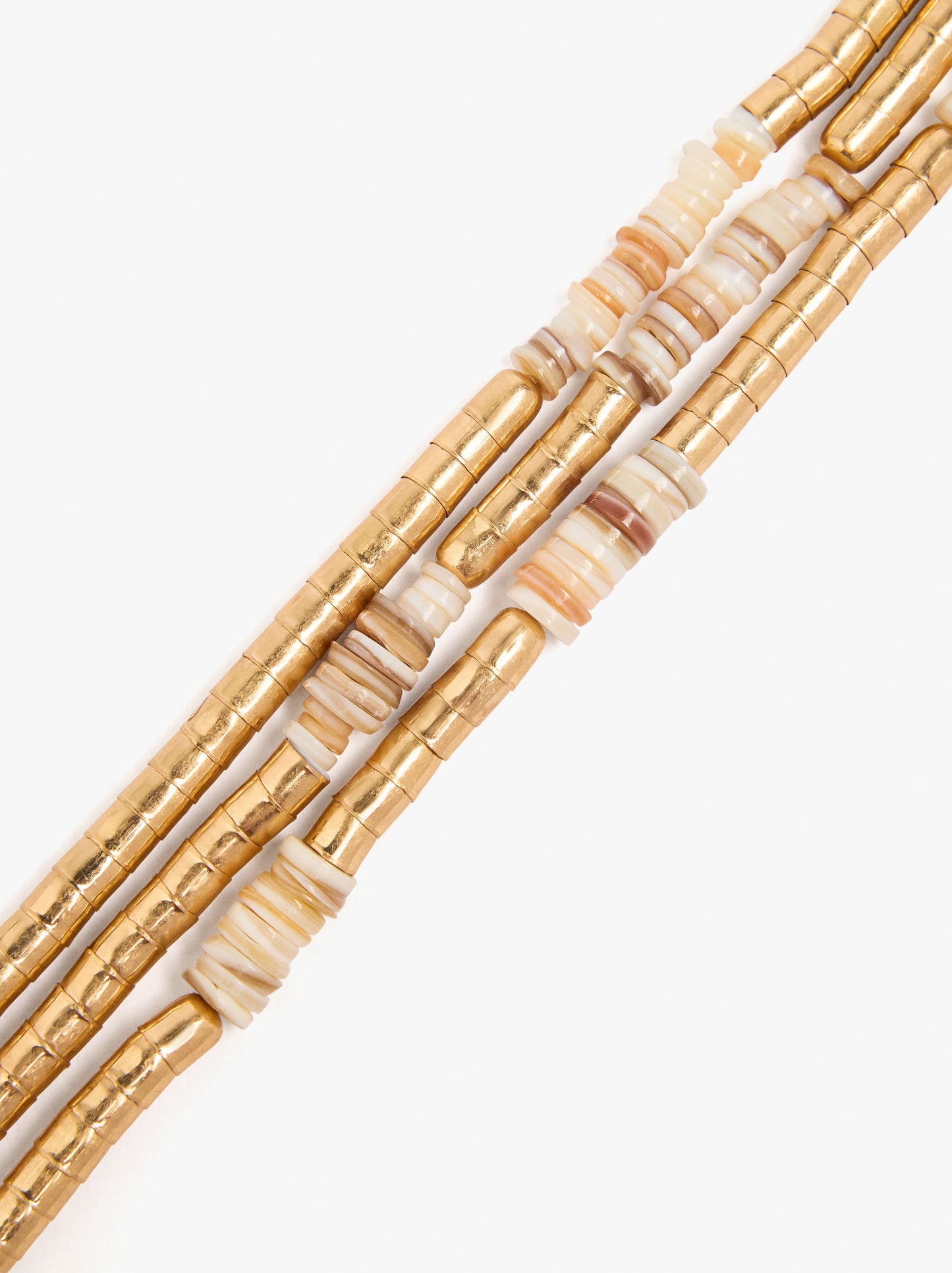 Multi-Collar Beads With Shells