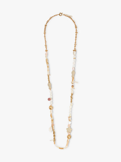Long Necklace With Sea-Inspired Motifs
