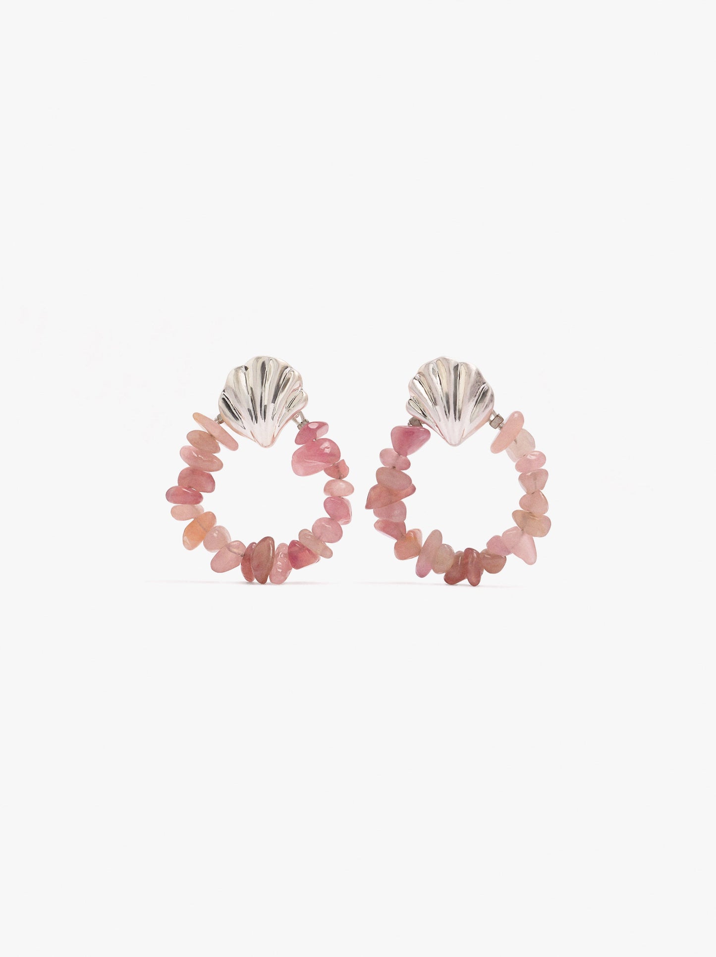 Hoop Earrings With Stones