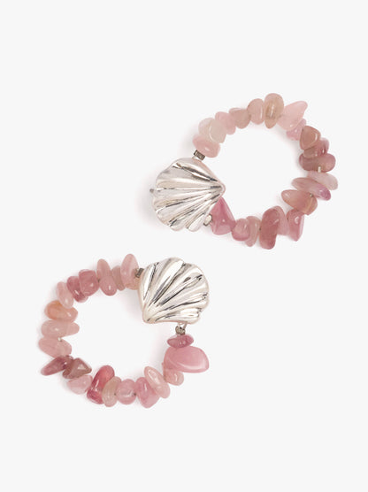 Hoop Earrings With Stones