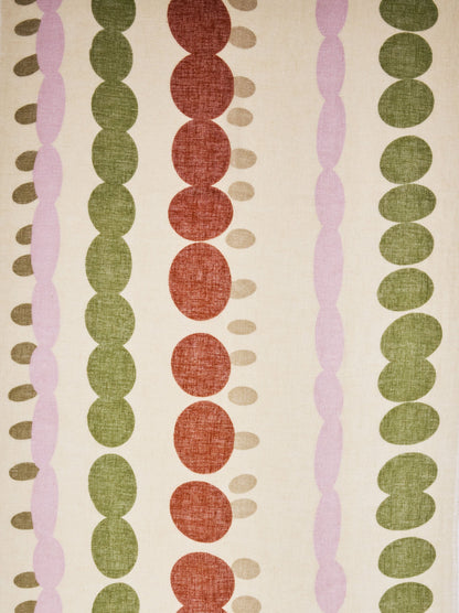 Printed Scarf With Linen