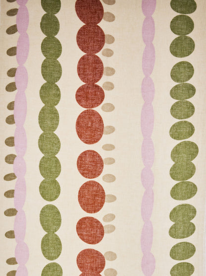 Printed Scarf With Linen