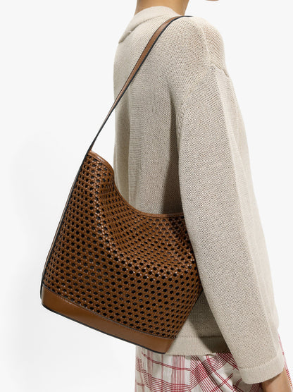 Bucket Bag With Braided Design