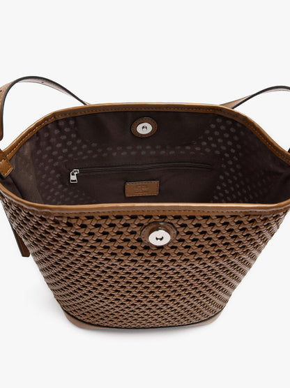 Bucket Bag With Braided Design