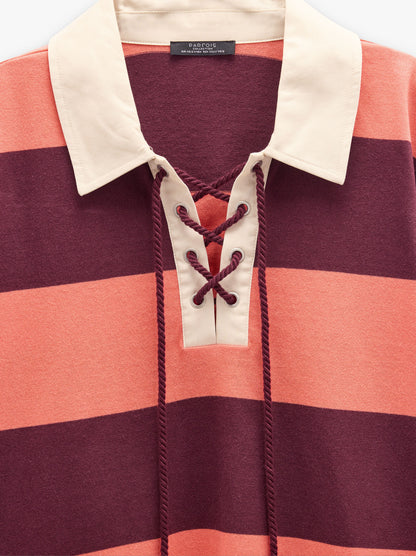 Sweatshirt With Stripes 100% Cotton