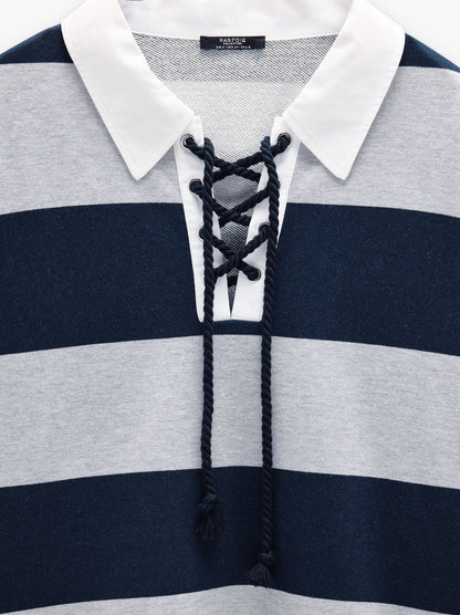 Sweatshirt With Stripes 100% Cotton