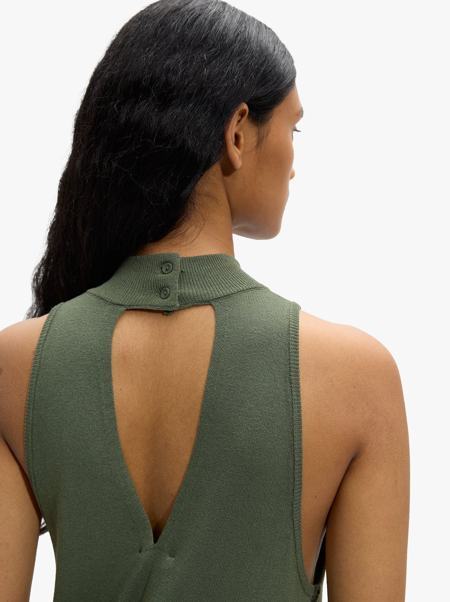 Halter Top With Mesh