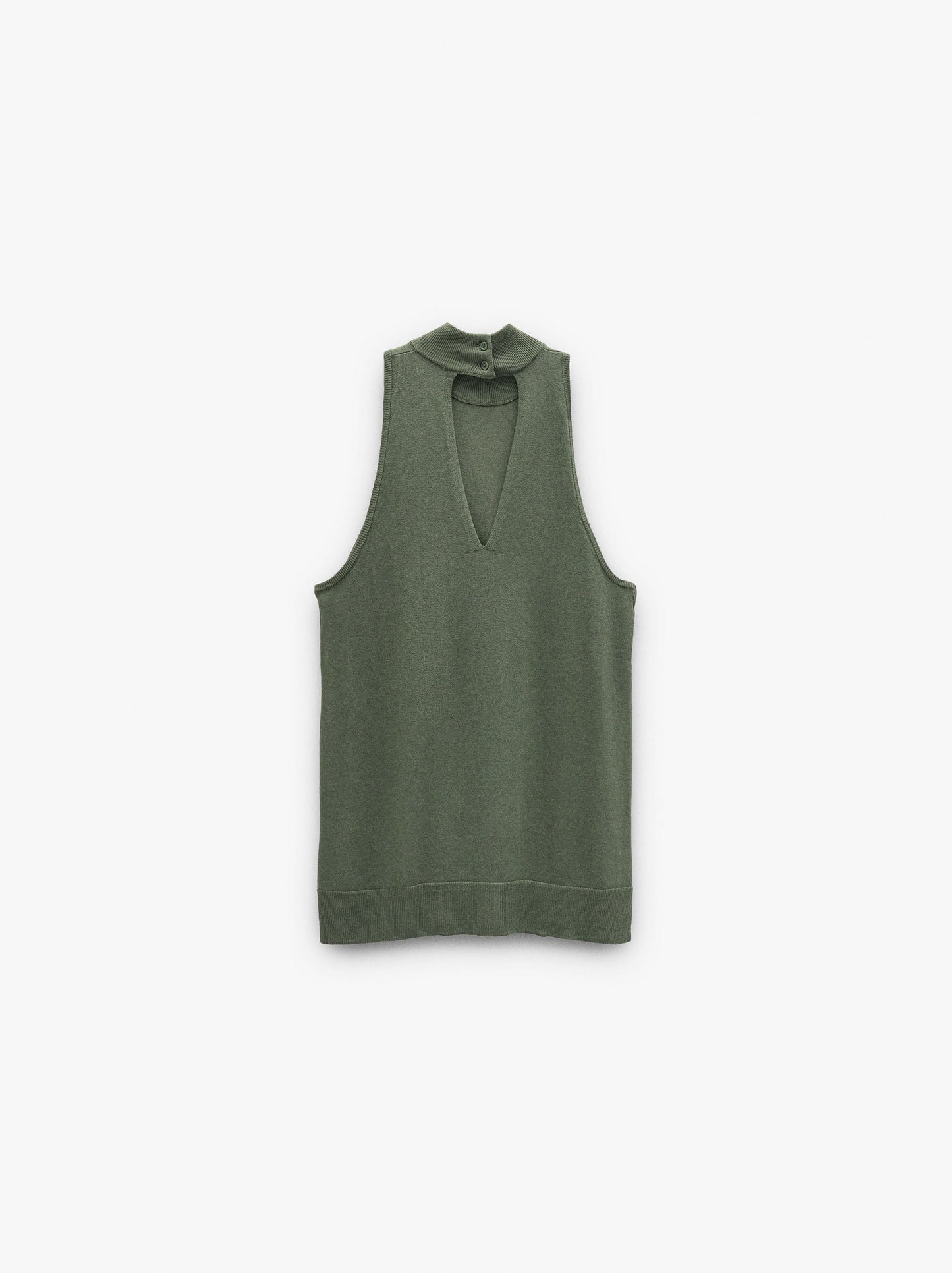 Halter Top With Mesh