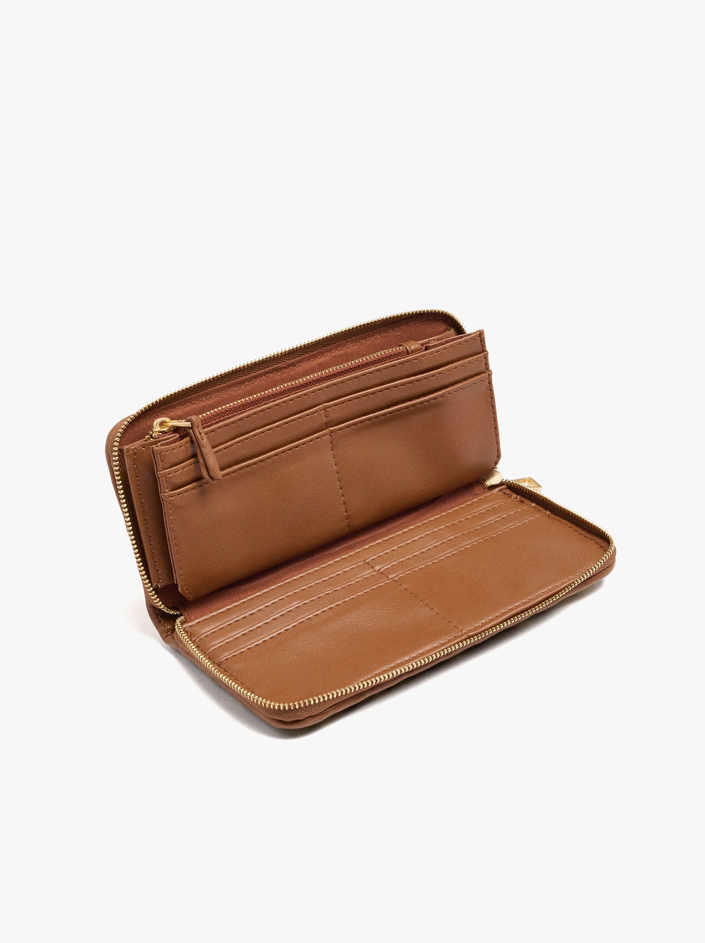 Braided Wallet With Zipper Closure