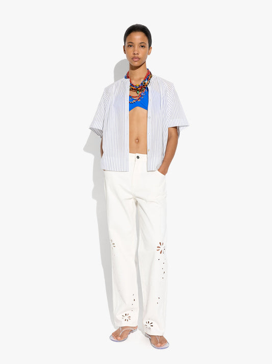 Shirt With Stripes 100% Cotton