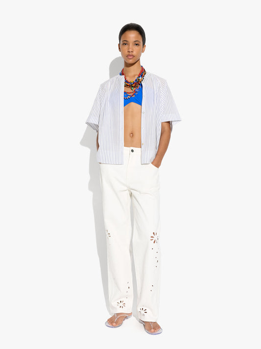 Shirt With Stripes 100% Cotton