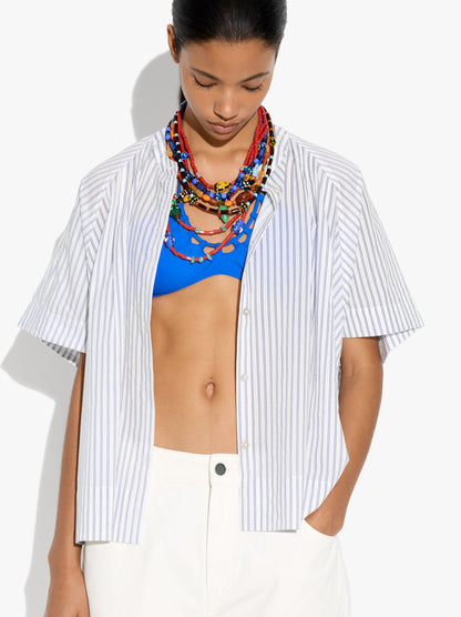 Shirt With Stripes 100% Cotton