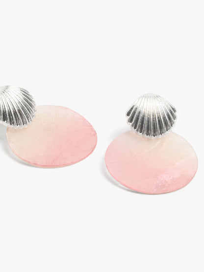 Round Earrings With Shells