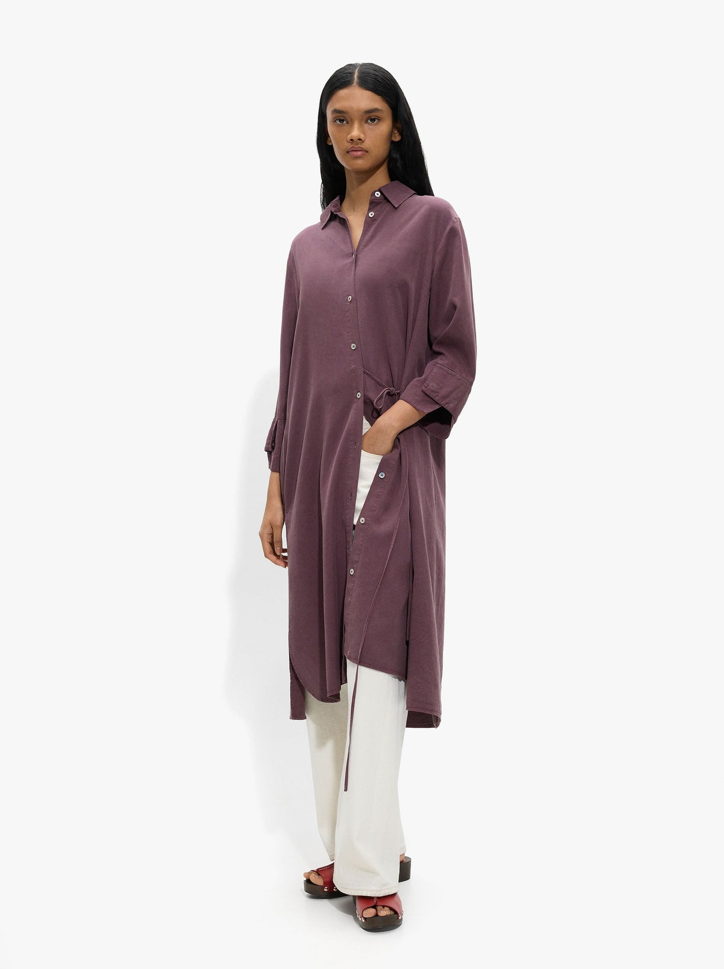 Shirt Dress 100% Lyocell
