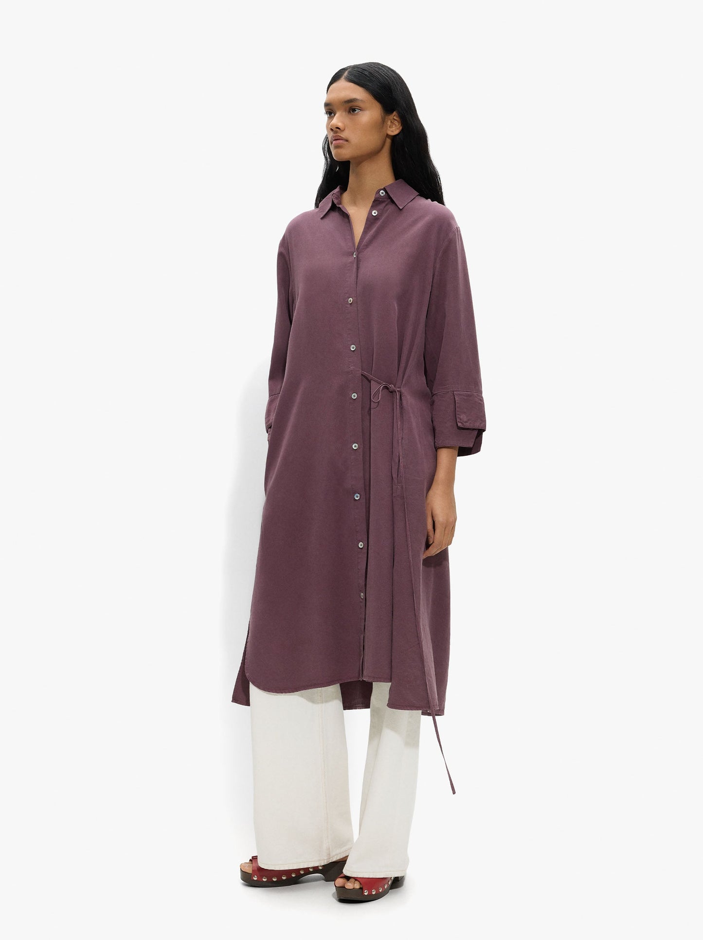 Shirt Dress 100% Lyocell