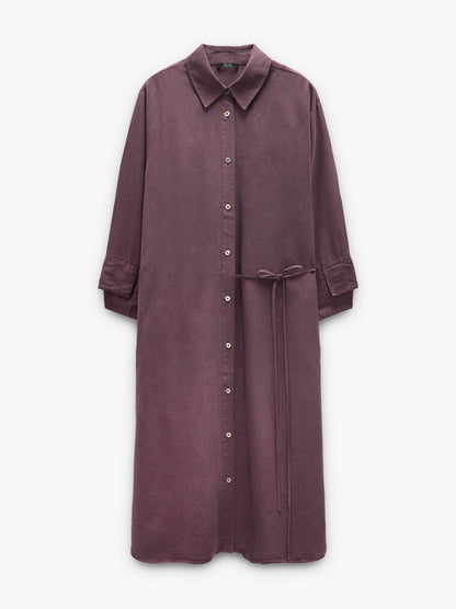Shirt Dress 100% Lyocell