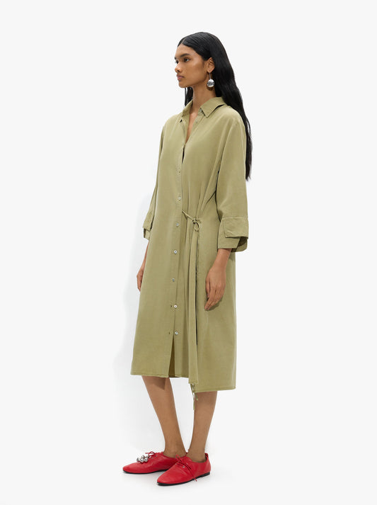 Shirt Dress 100% Lyocell