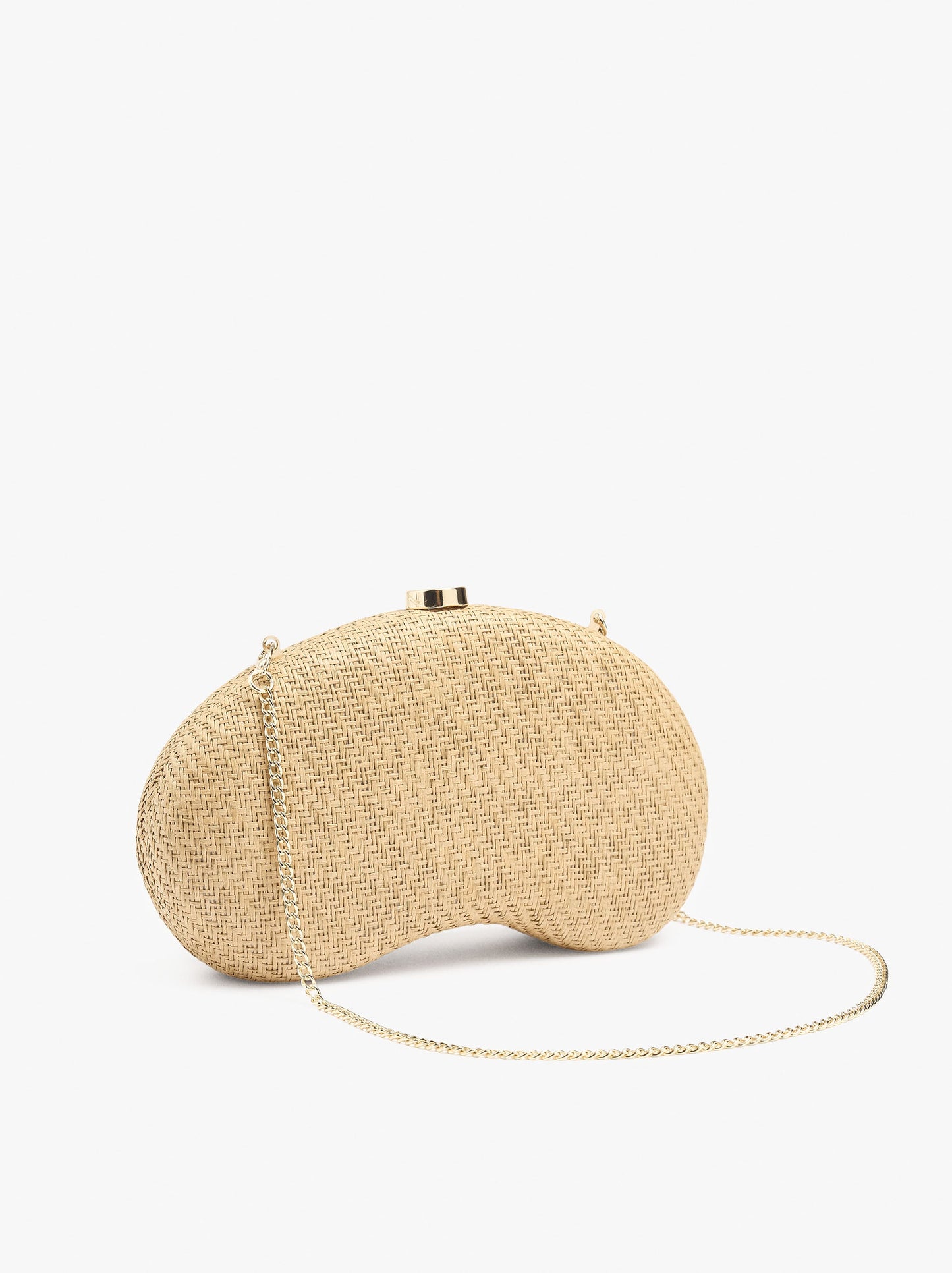 Party Clutch With Straw Effect