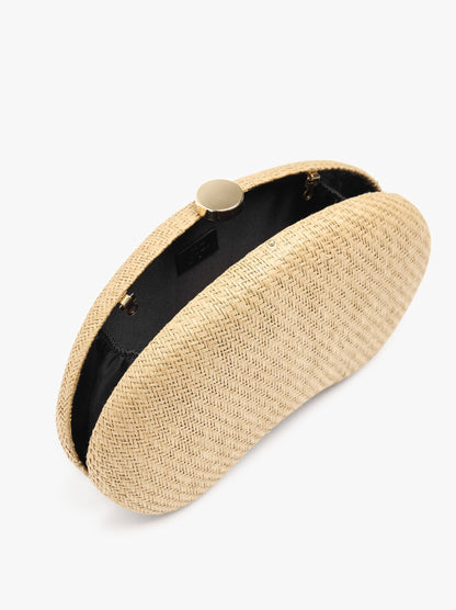 Party Clutch With Straw Effect