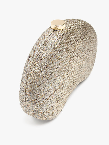 Party Clutch With Straw Effect