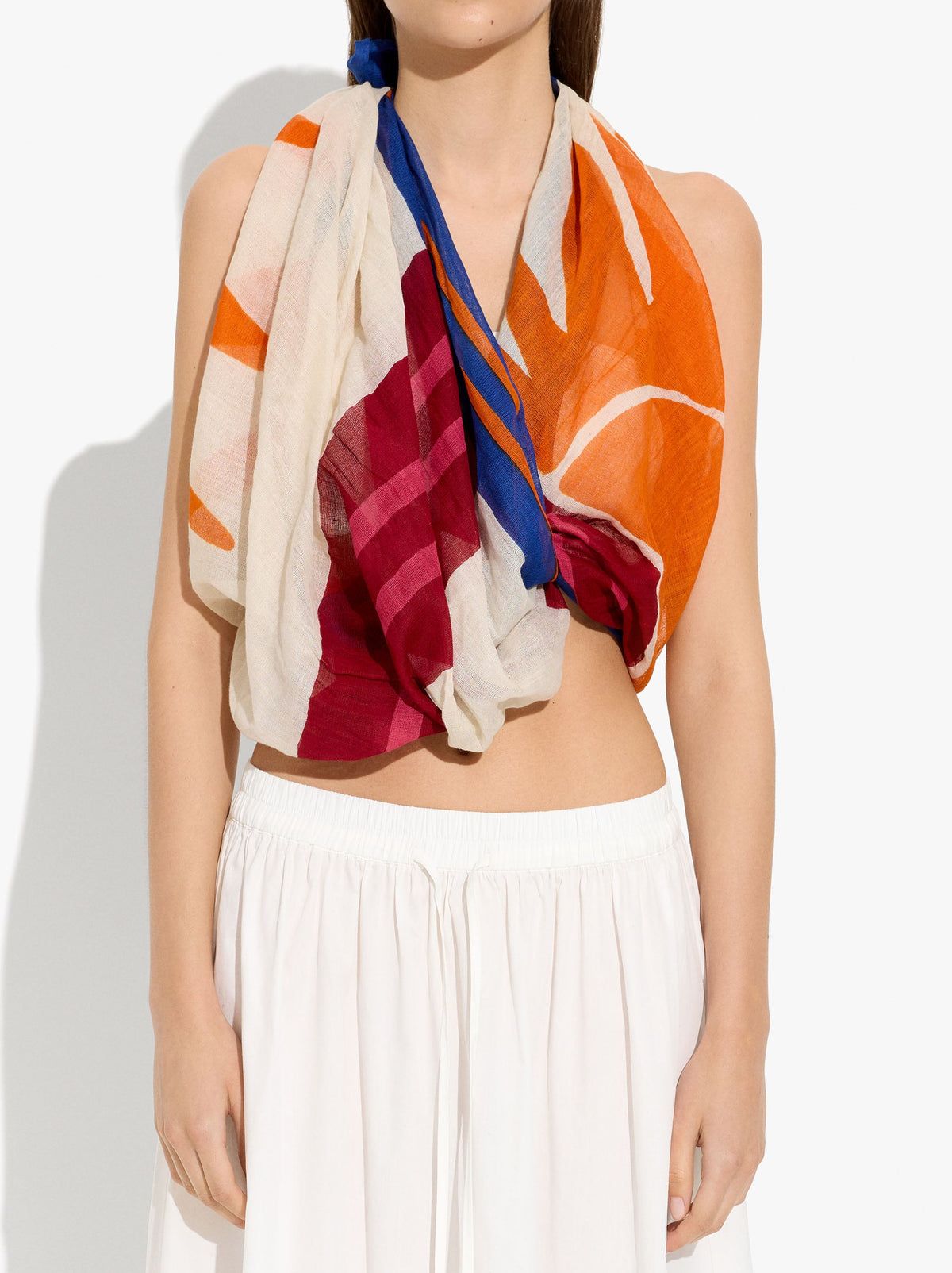 Printed Scarf With 100% Cotton
