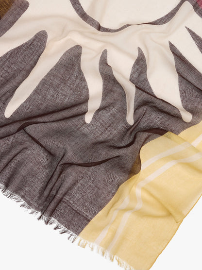 Printed Scarf With 100% Cotton