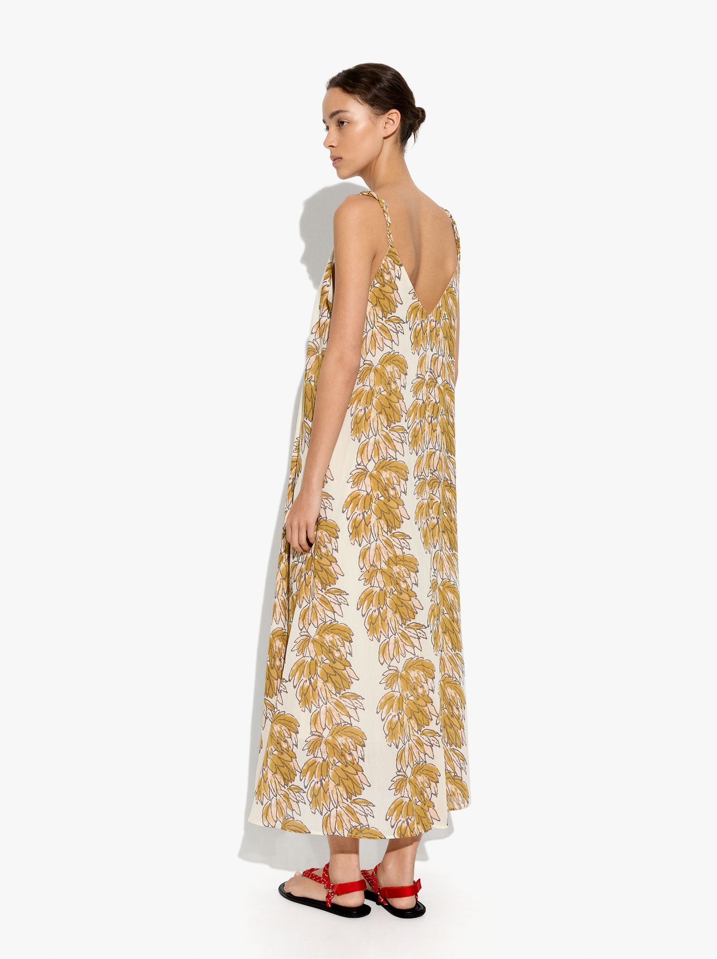 Long Dress With Straps 100% Cotton