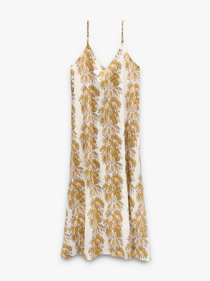 Long Dress With Straps 100% Cotton