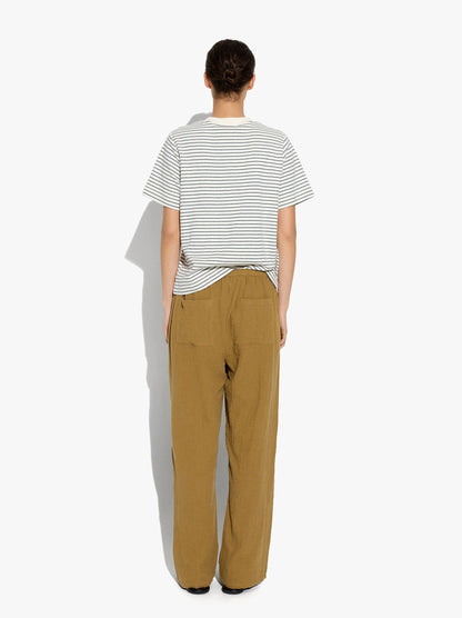 Trousers With Crinkled Effect 100% Cotton