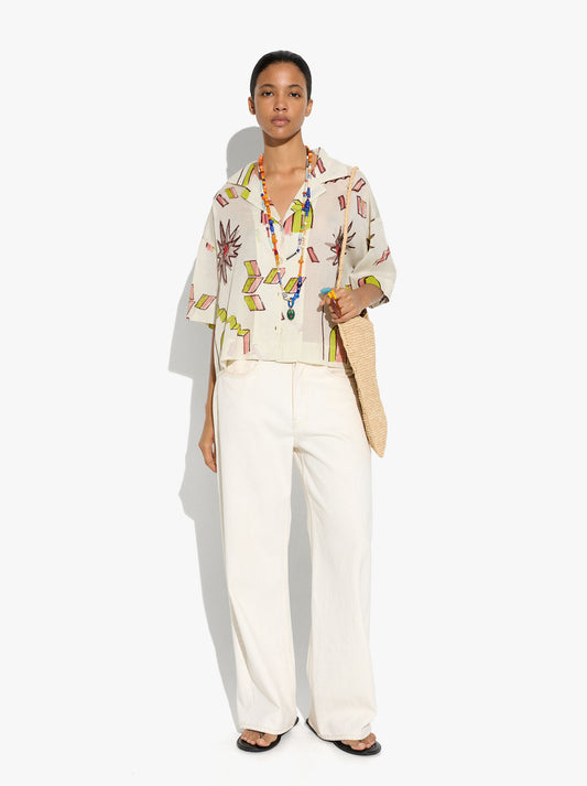 Printed Shirt With 100% Cotton