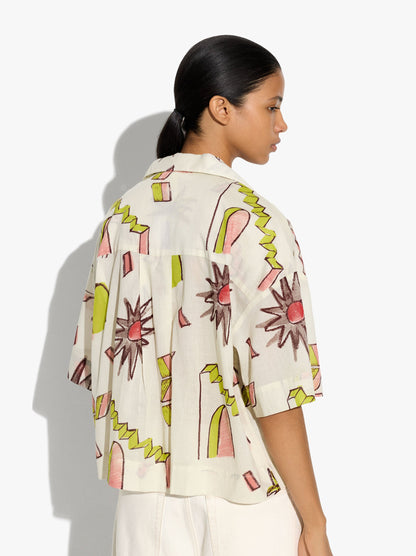 Printed Shirt With 100% Cotton