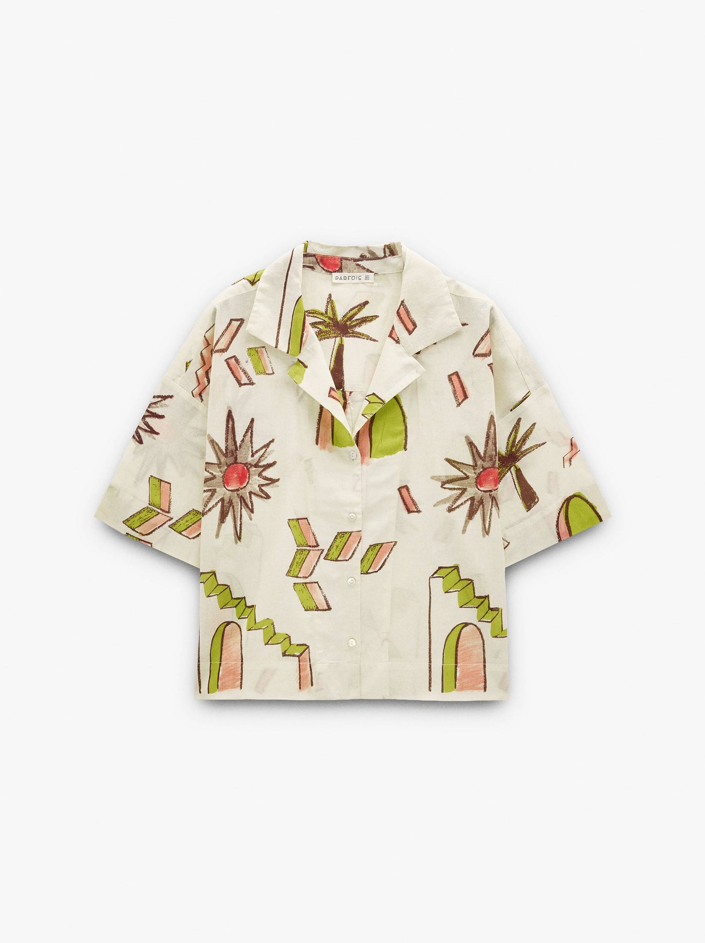 Printed Shirt With 100% Cotton
