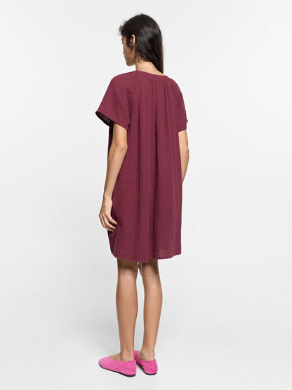 Plain Dress With 100% Cotton